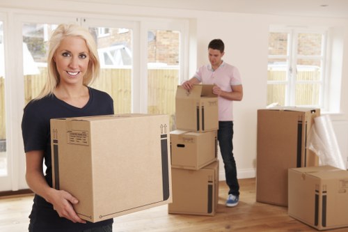 Removal van service for a residential move in Sidcup