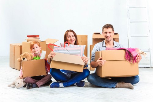 Van removal service handling access challenges at a Sidcup property