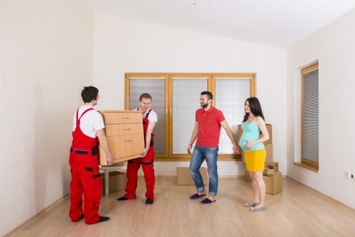 Home moving team planning a Sidcup house removal