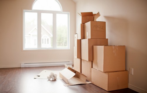 Local removal van serving a Sidcup home relocation