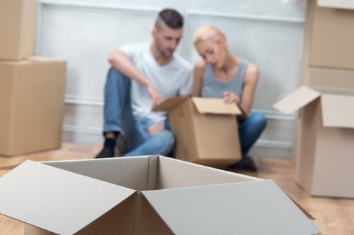 Local van service helping with a house move in Sidcup