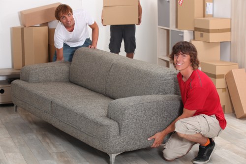 Removing bulky household furniture from a Sidcup property