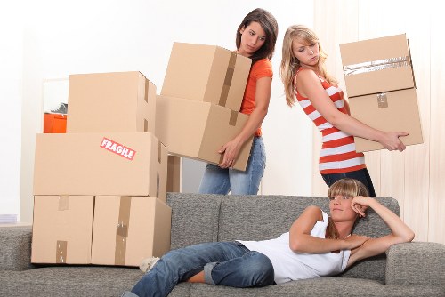 Sidcup man with van loading furniture for transport