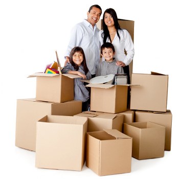 Professional movers handling household items during a Sidcup relocation